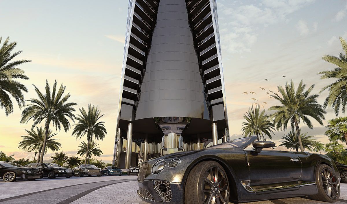 Penthouse lux Miami Lifestyle - Bentley Tower - Parcare auto la inaltime!